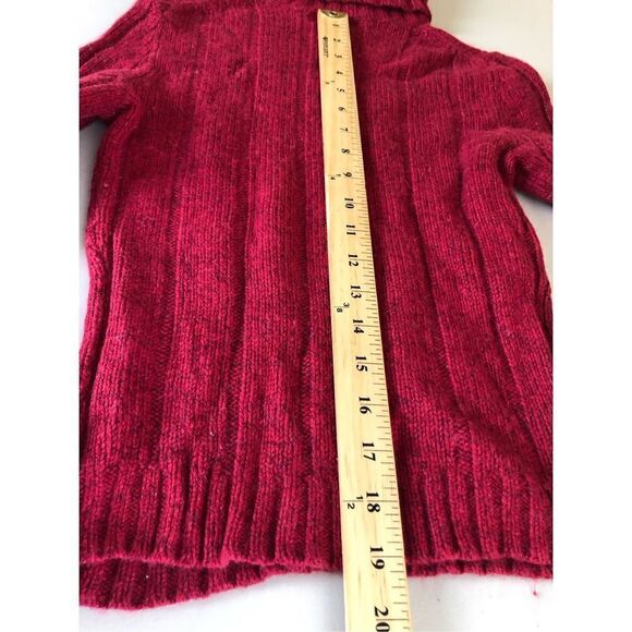 Express Turtleneck Red Wool Blend Size S - Picture 5 of 10